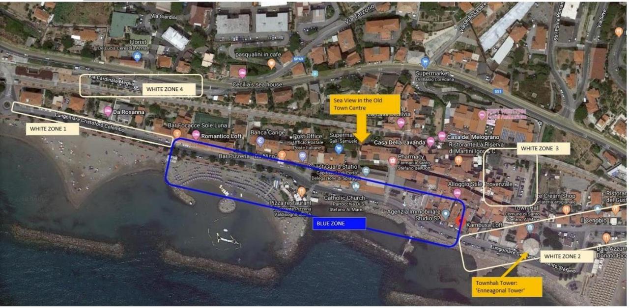 Appartamento Sea View, In The Old Town Santo Stefano Al Mare Esterno foto